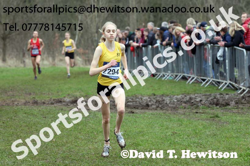 Womens under-17s Inter Counties Cross Country, Prestwold Hall, Loughborough. Photo: David T. Hewitson/Sports for All Pics
